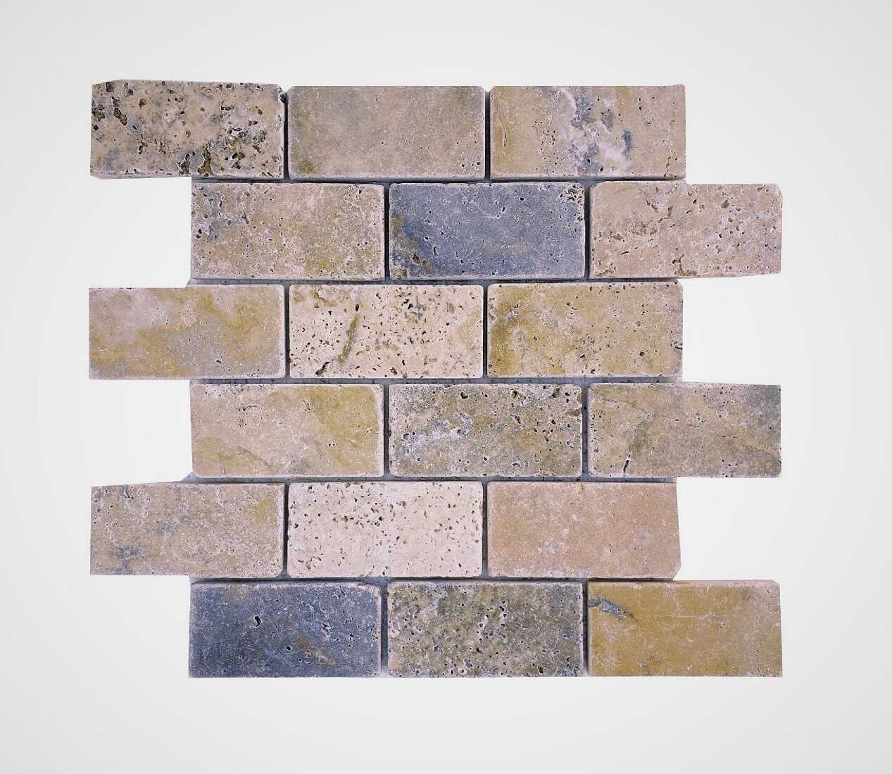 2x4-brick_scabos_travertine_tumbled_mosaic_