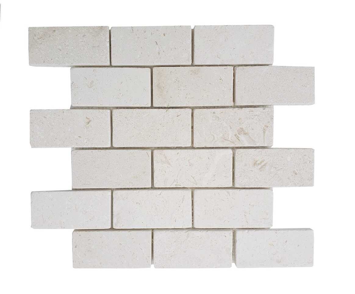2x4-brick_seashell_limestone_tumbled_mosaic-myra