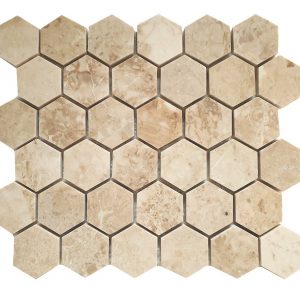 2-hexagon_cappuccino_beige-marble-polished_mosaic