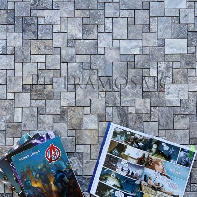 silver_travertine_filled_honed_mosaic_miniversailles_designs-natural-stone-logolu-Products